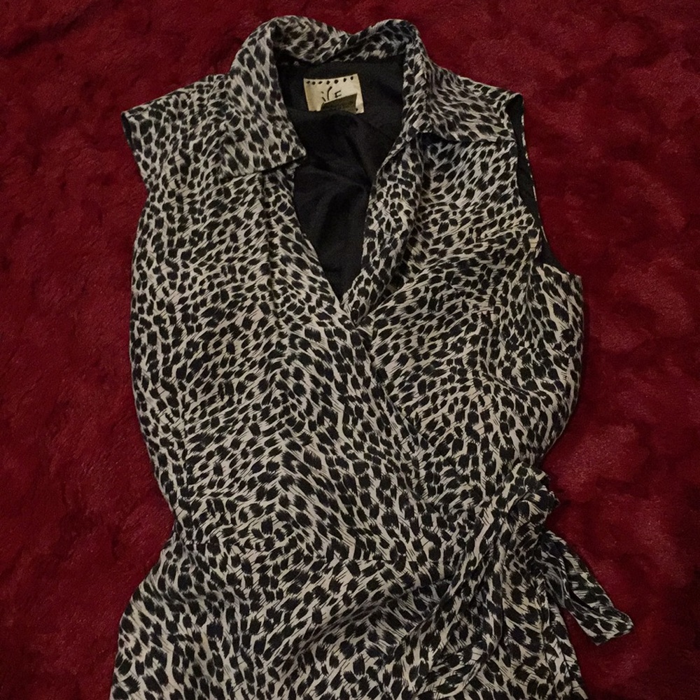 Ice Cheetah Print Blouse